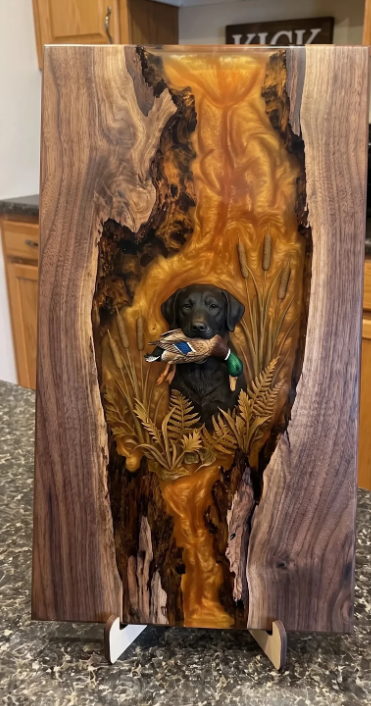 Wildlife Live Edge Board
