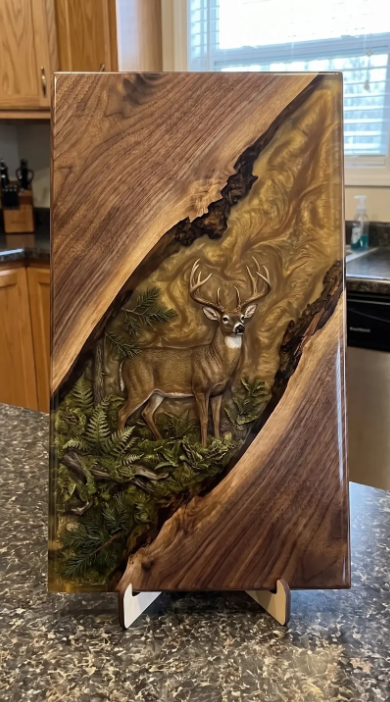 Wildlife Live Edge Board