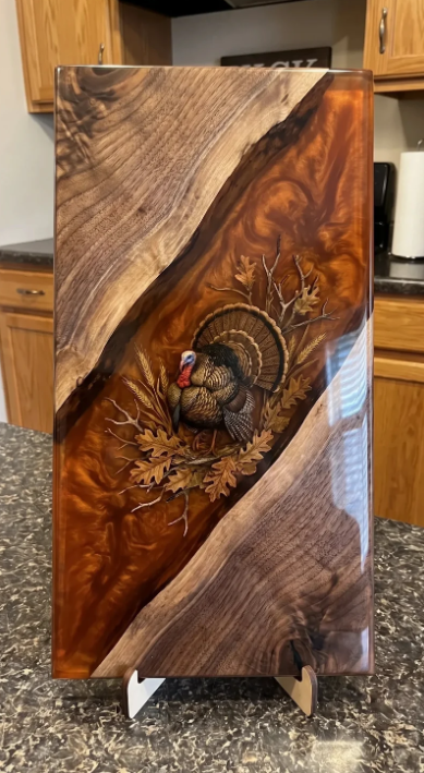Wildlife Live Edge Board